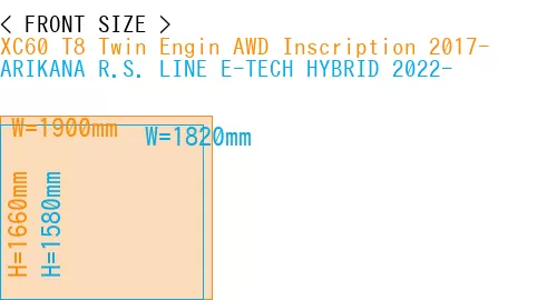 #XC60 T8 Twin Engin AWD Inscription 2017- + ARIKANA R.S. LINE E-TECH HYBRID 2022-